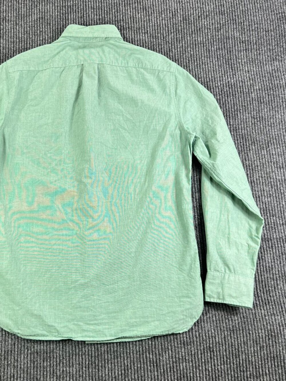 J.Crew Button Down Shirt Mens Small Green Classic Fit Long Sleeve Cotton Pocket - Picture 12 of 12